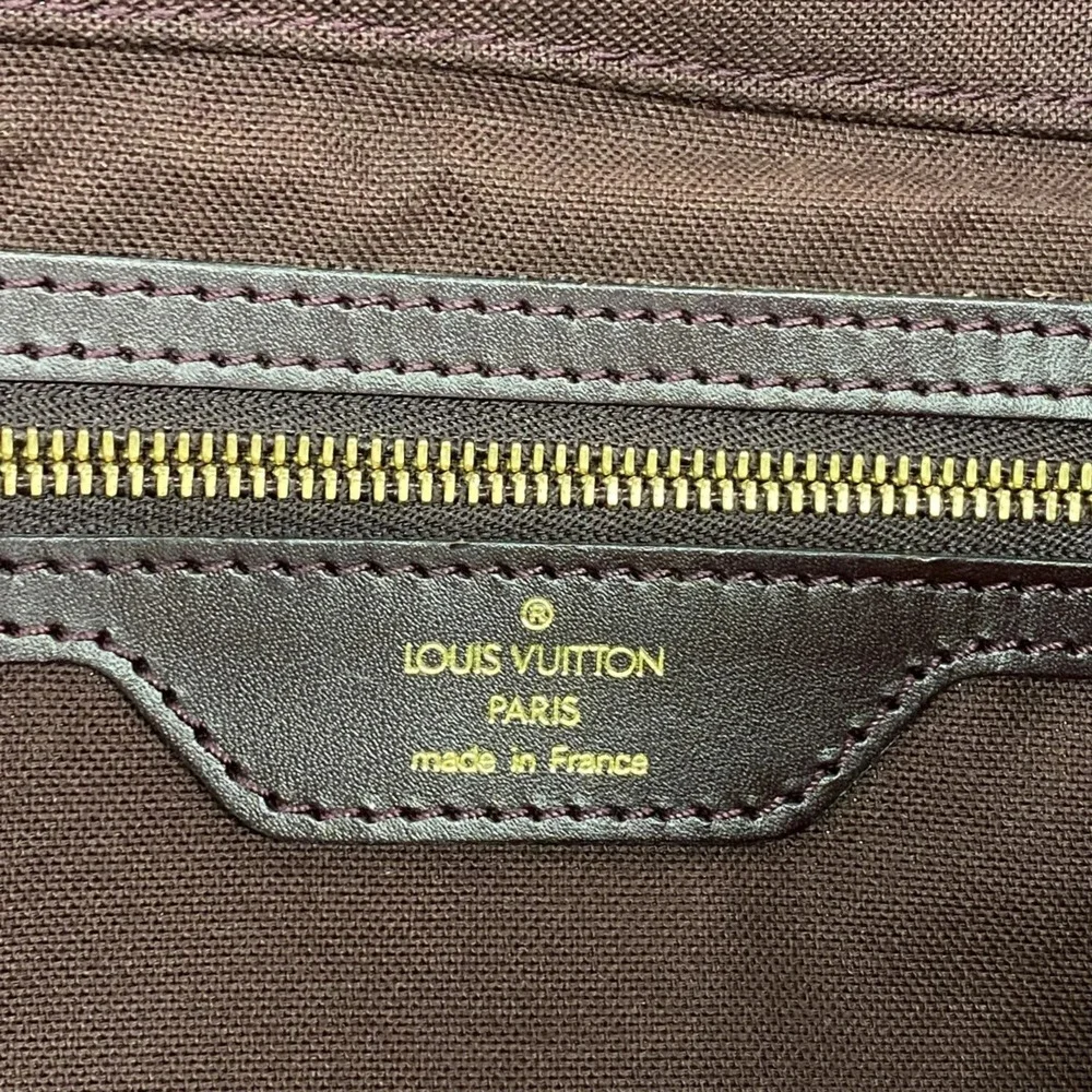 Louis Vuitton Brown and Olive Green Canvas Messenger Bag